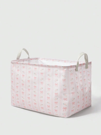 ROMWE Kawaii One Storage Basket With Floral