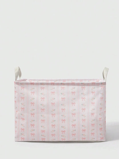 ROMWE Kawaii One Storage Basket With Floral