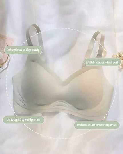 حمالة صدر جيلي لاسلكية بدون خياطة للنساء – دعم مريح وتغطية كاملة بتصميم ناعم للاستخدام اليومي