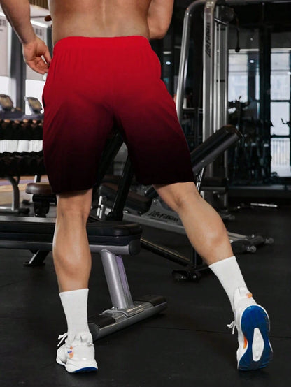 شورت رياضي رجالي بتدرج لوني أومبري من مانفينيتي فيتنس