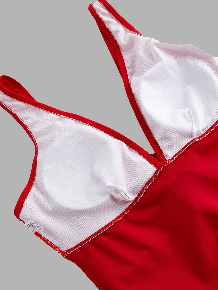 بدلة سباحة نسائية من قطعة واحدة من سويم أواسيس، مناسبة للعطلات والشاطئ، مزينة بنقشة زهور ثلاثية الأبعاد، صيفية