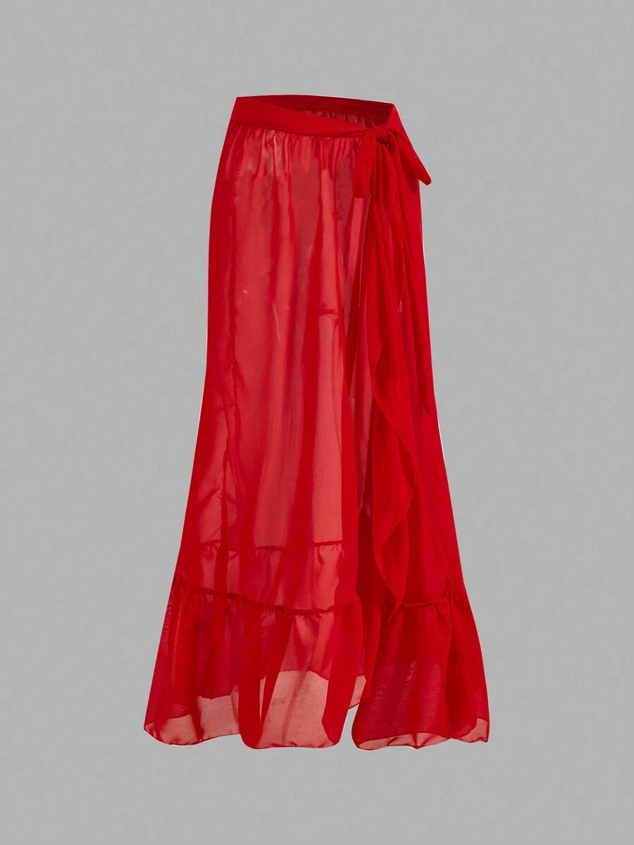 بدلة سباحة نسائية من قطعة واحدة من سويم أواسيس، مناسبة للعطلات والشاطئ، مزينة بنقشة زهور ثلاثية الأبعاد، صيفية