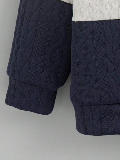 طقم أولادي عملي وأنيق مثالي لأيام الشتاء الباردة 💙 للأولاد الصغار