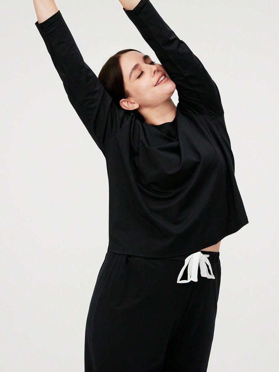 بيجامة نسائي من القطن والمودال بتصميم مريح من لوفليت