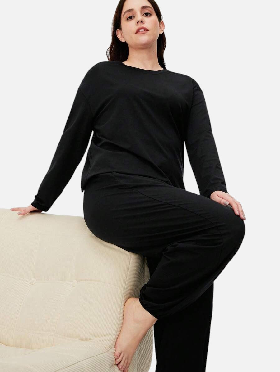بيجامة نسائي من القطن والمودال بتصميم مريح من لوفليت