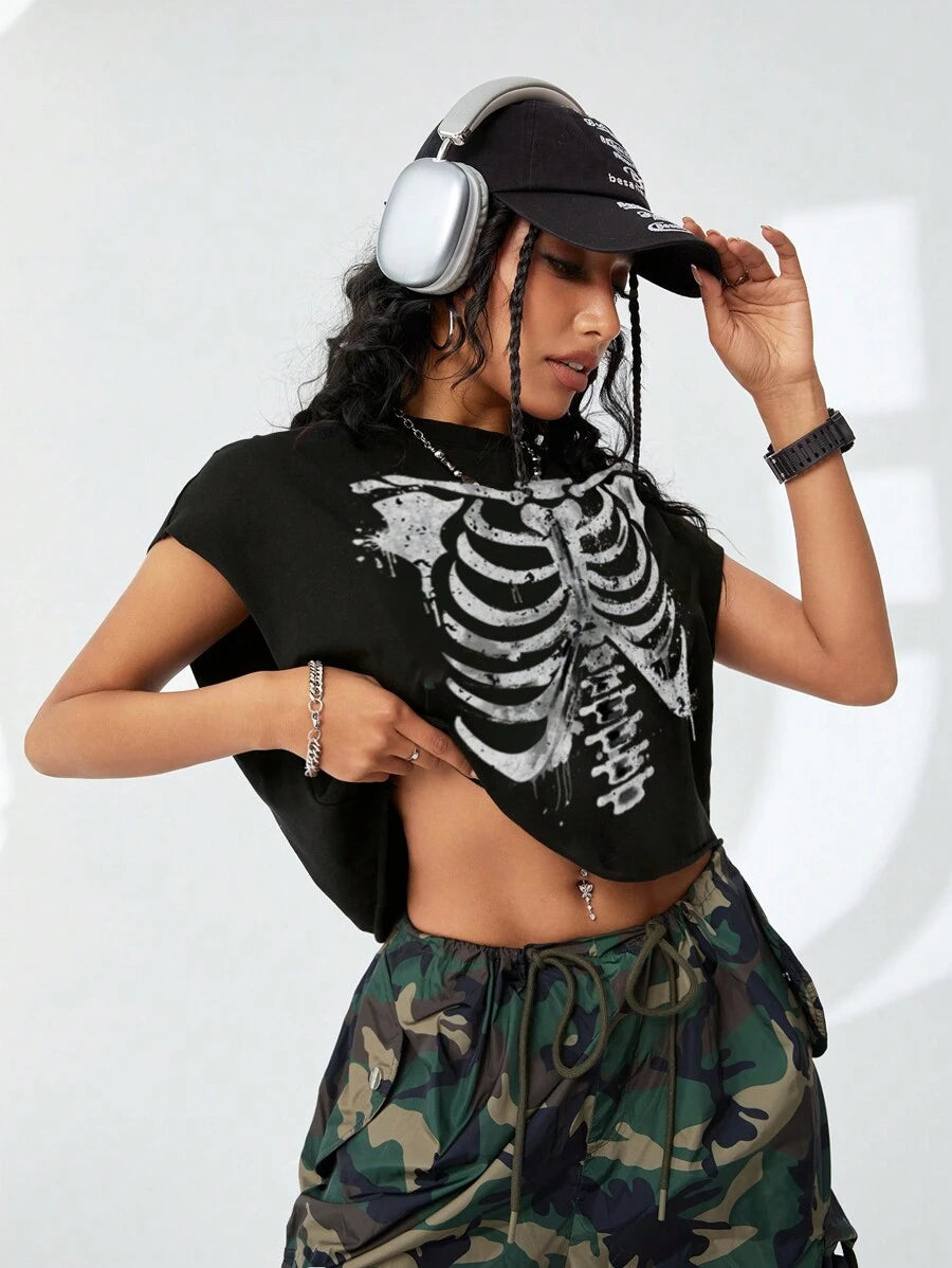 تيشيرت نسائي كاجوال من Coolane بطبعة “Beautiful” بأكمام قصيرة