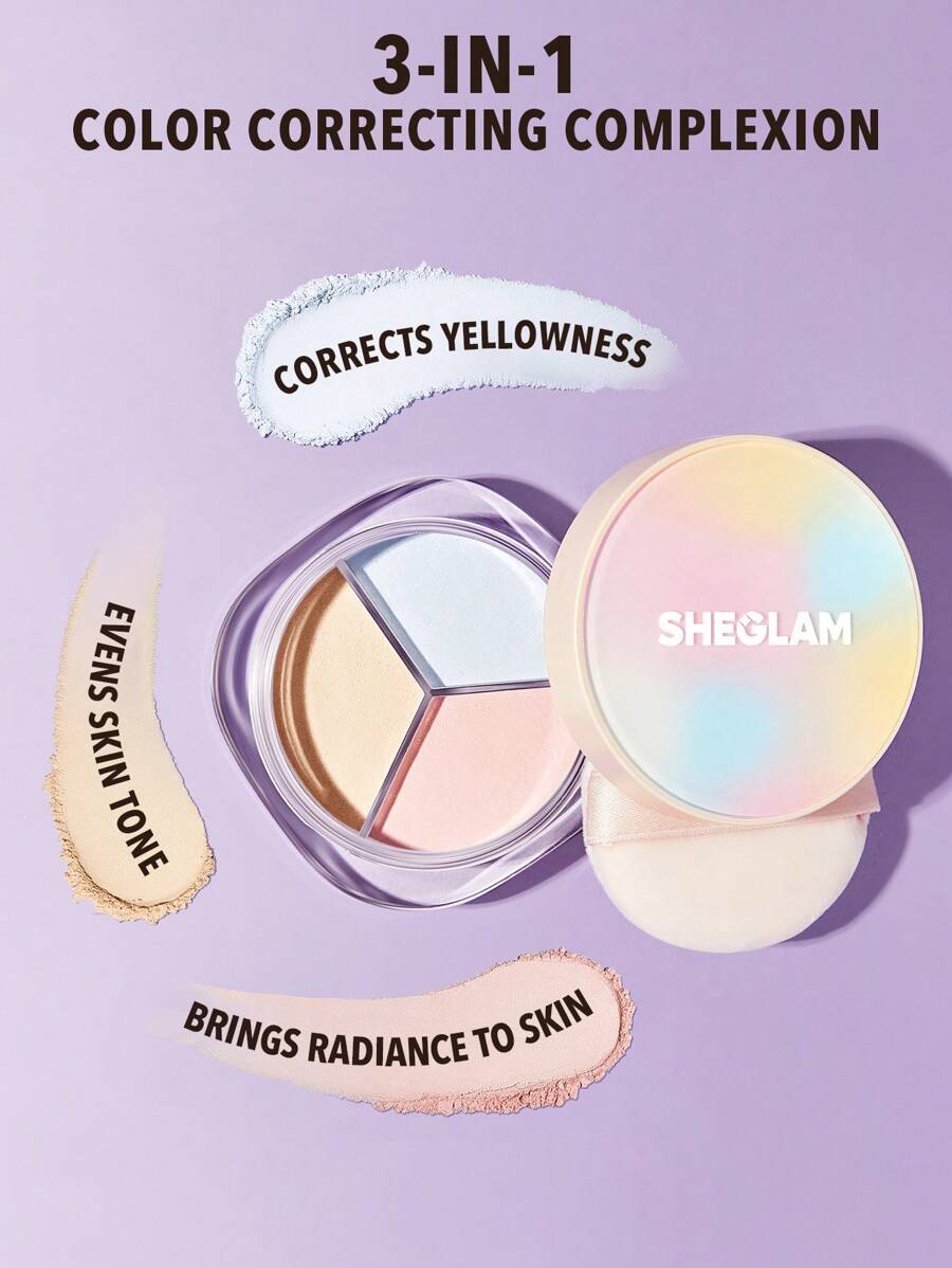 بودرة Radiance Ring 3-In-1 للتثبيت والتصحيح والتفتيح من شيجلام