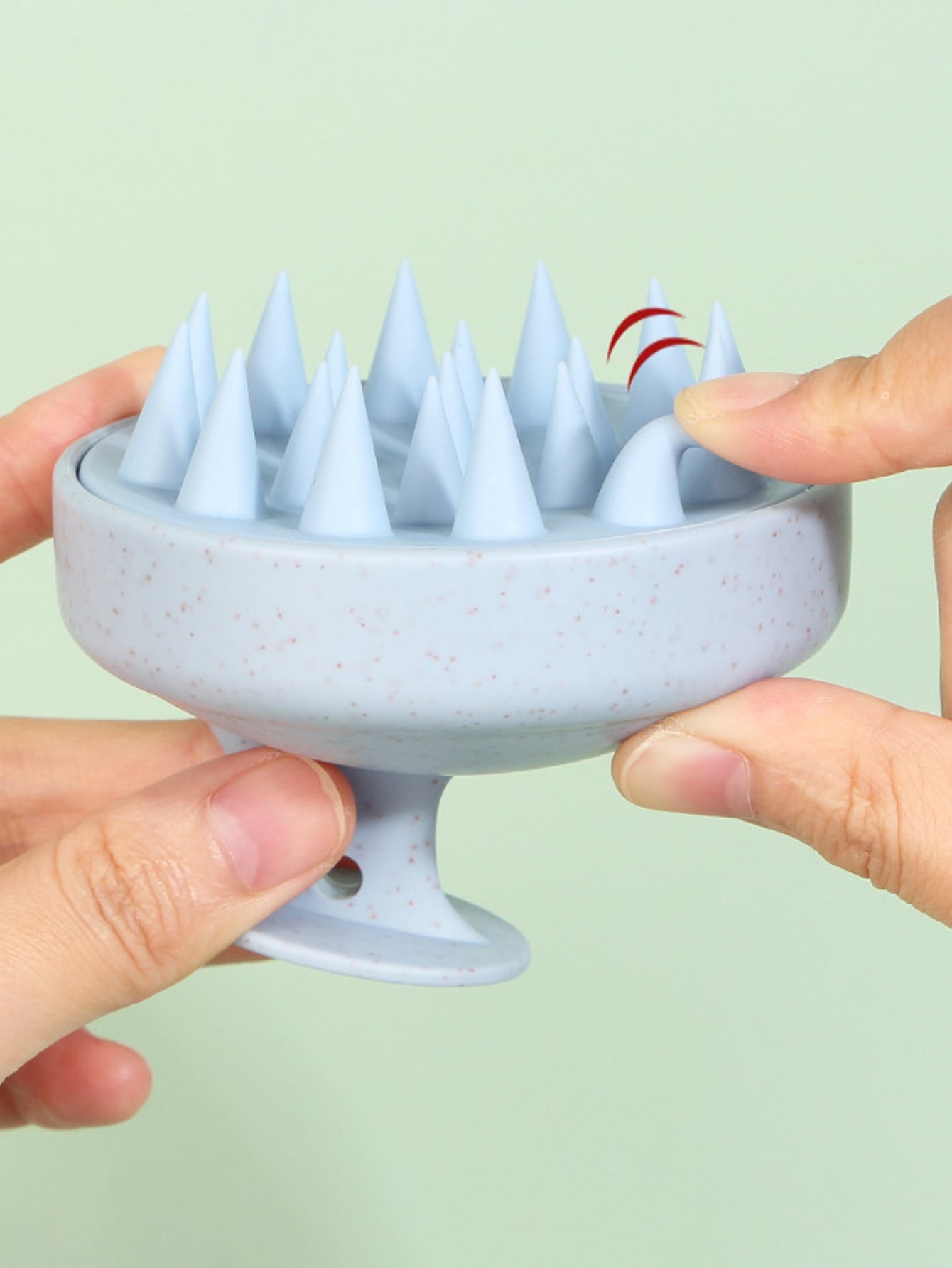 فرشاة تدليك فروة الرأس، أداة غسل الشعر من قش القمح