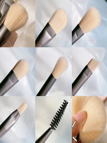 مجموعة فرش مكياج العيون الاحترافية المكونة من 8 قطع