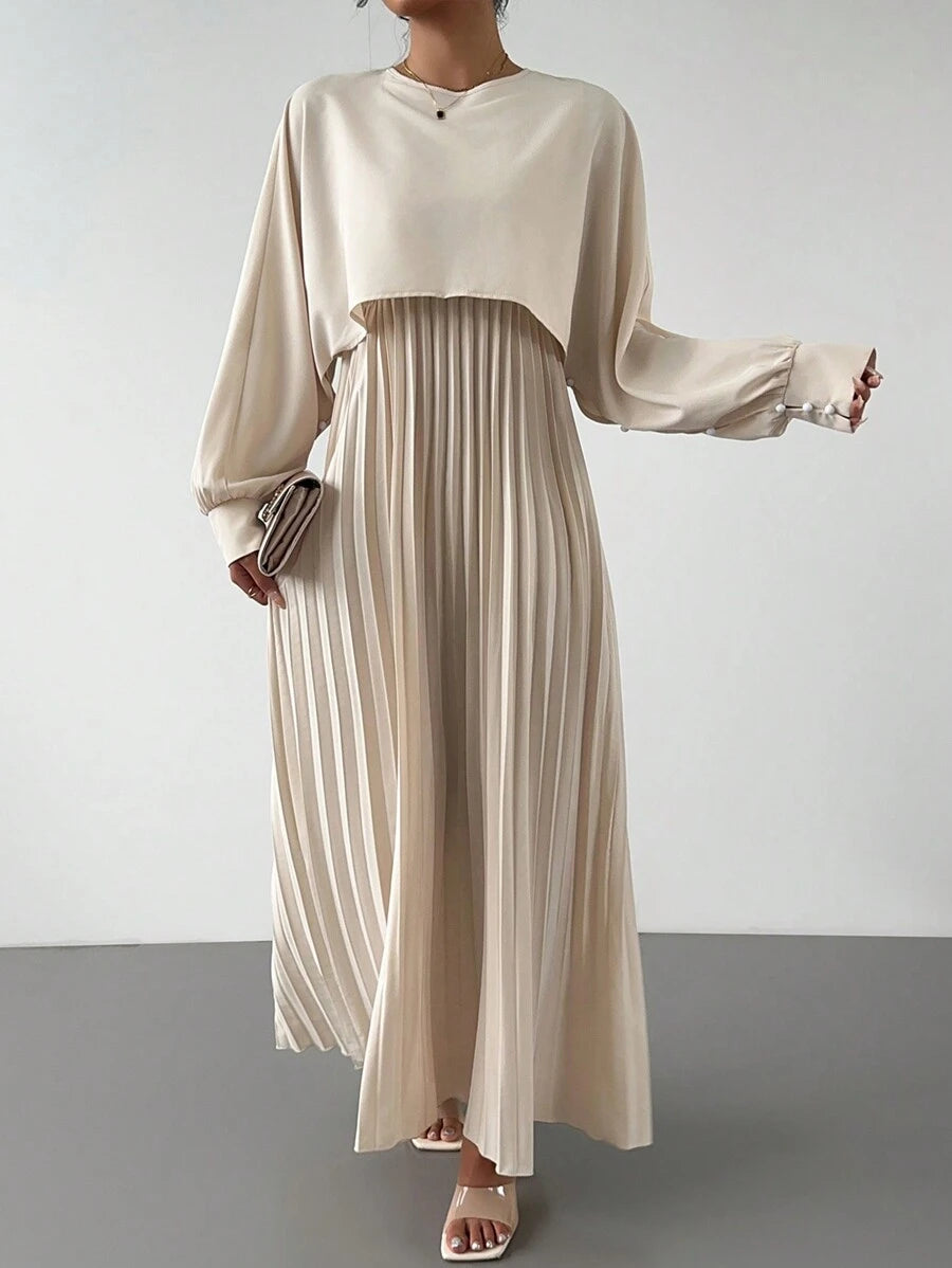 فستان قفطان 2 في 1 أنيق للحفلات من رافريزا للنساء، بخصر وحاشية، وقماش خريفي للنساء من Shein