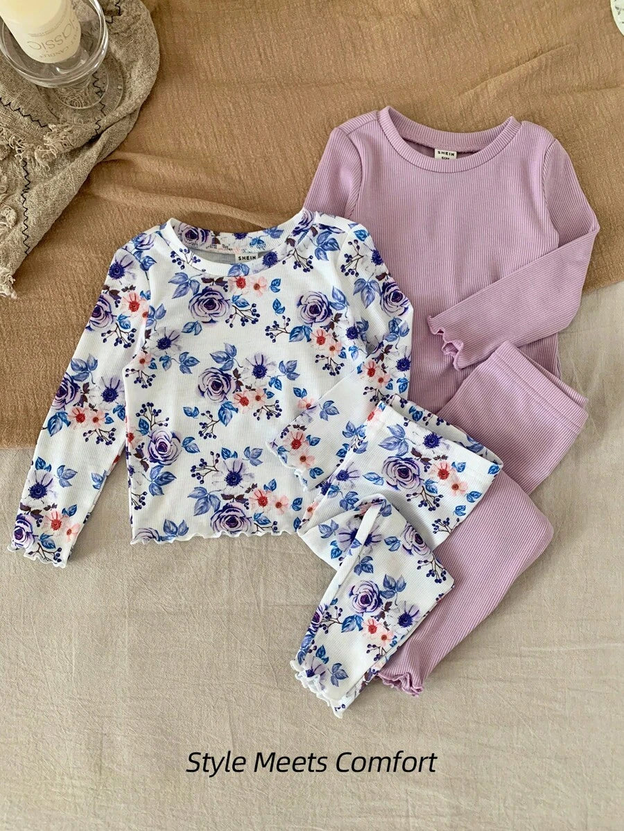 طقم اطفالي مكون من 4 قطع من shein