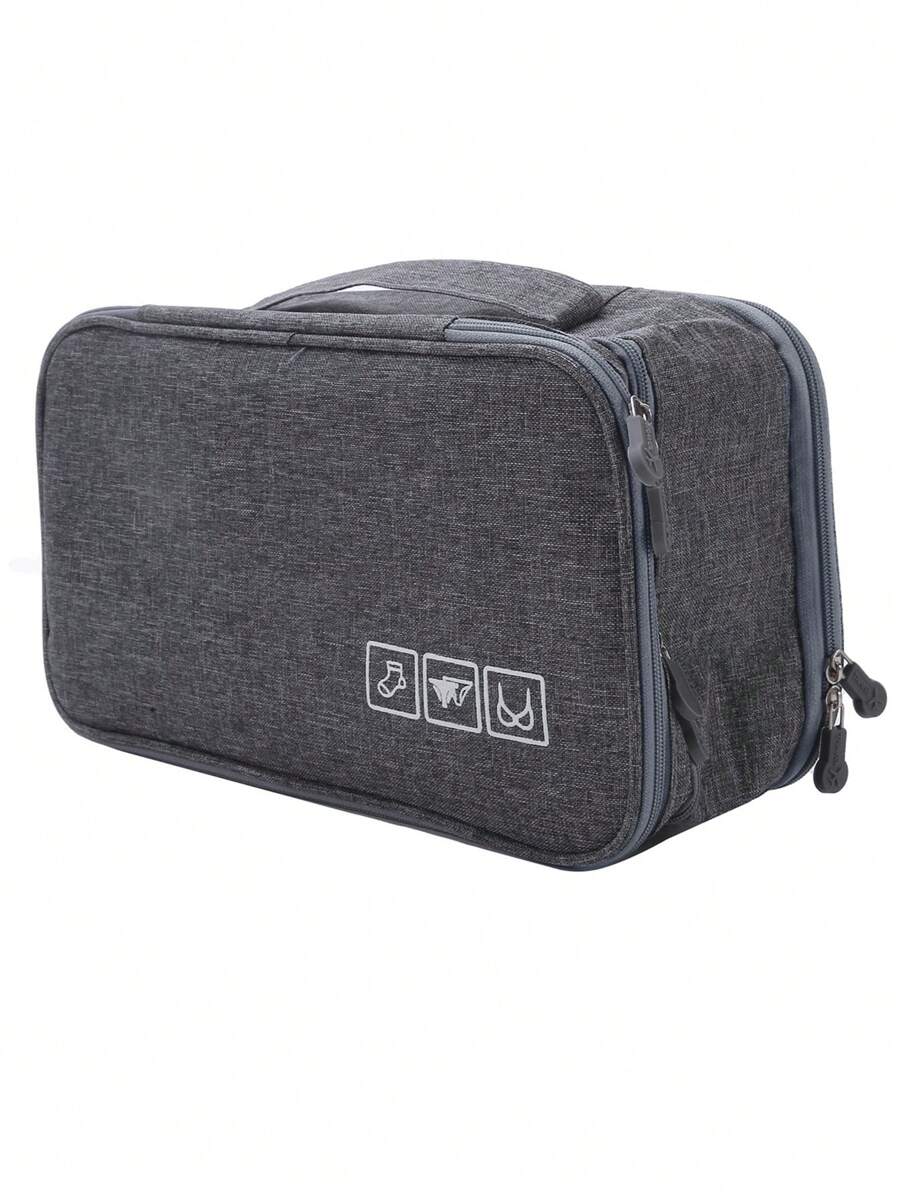 شنطة تنظيم السفر – للملابس الداخلية والمكياج والإكسسوارات، بسعة كبيرة، متعددة الاستخدامات