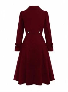 جاكيت نسائي سادة بأكمام طويلة وياقة مطوية من كلاسي – شي إن