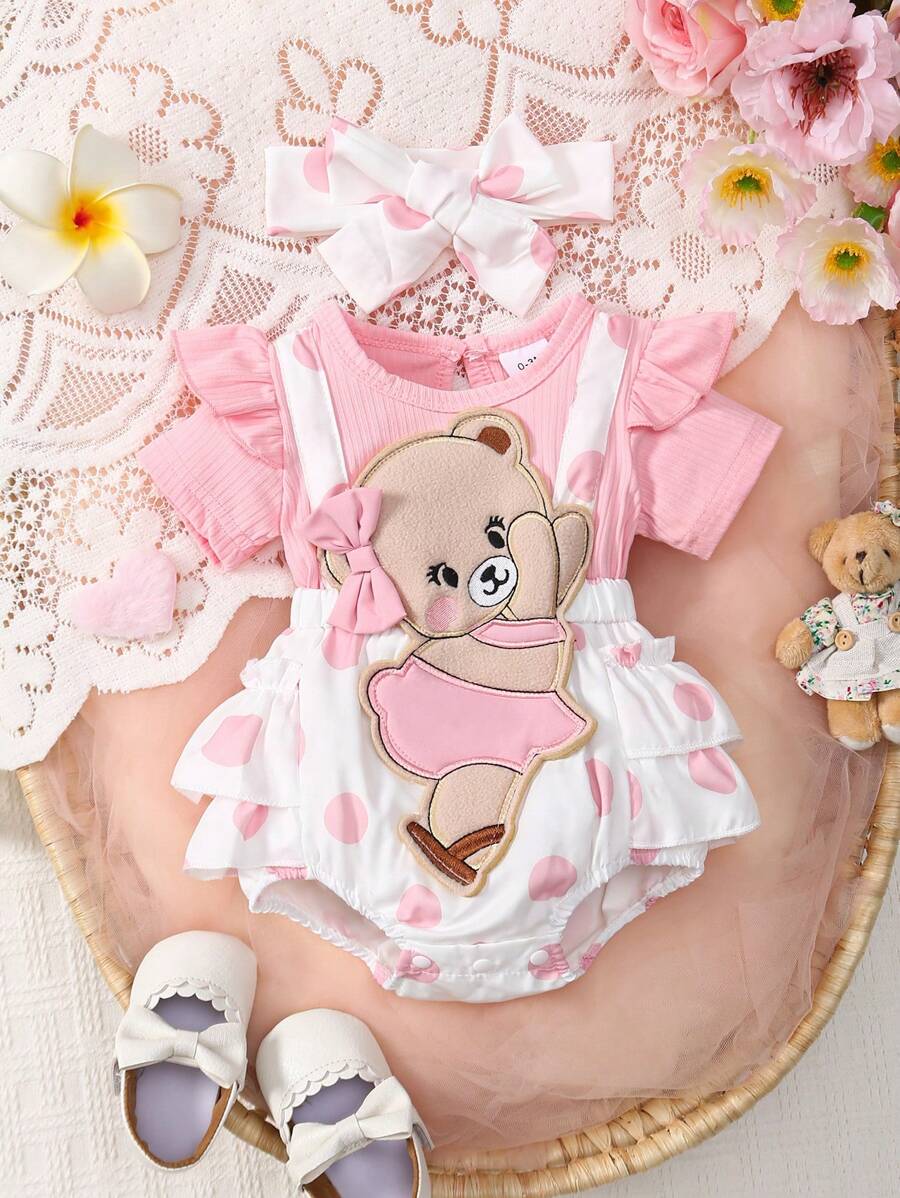 فستان بناتي صغير بأكمام بيشوب وظهر مفتوح وأكمام قصيرة