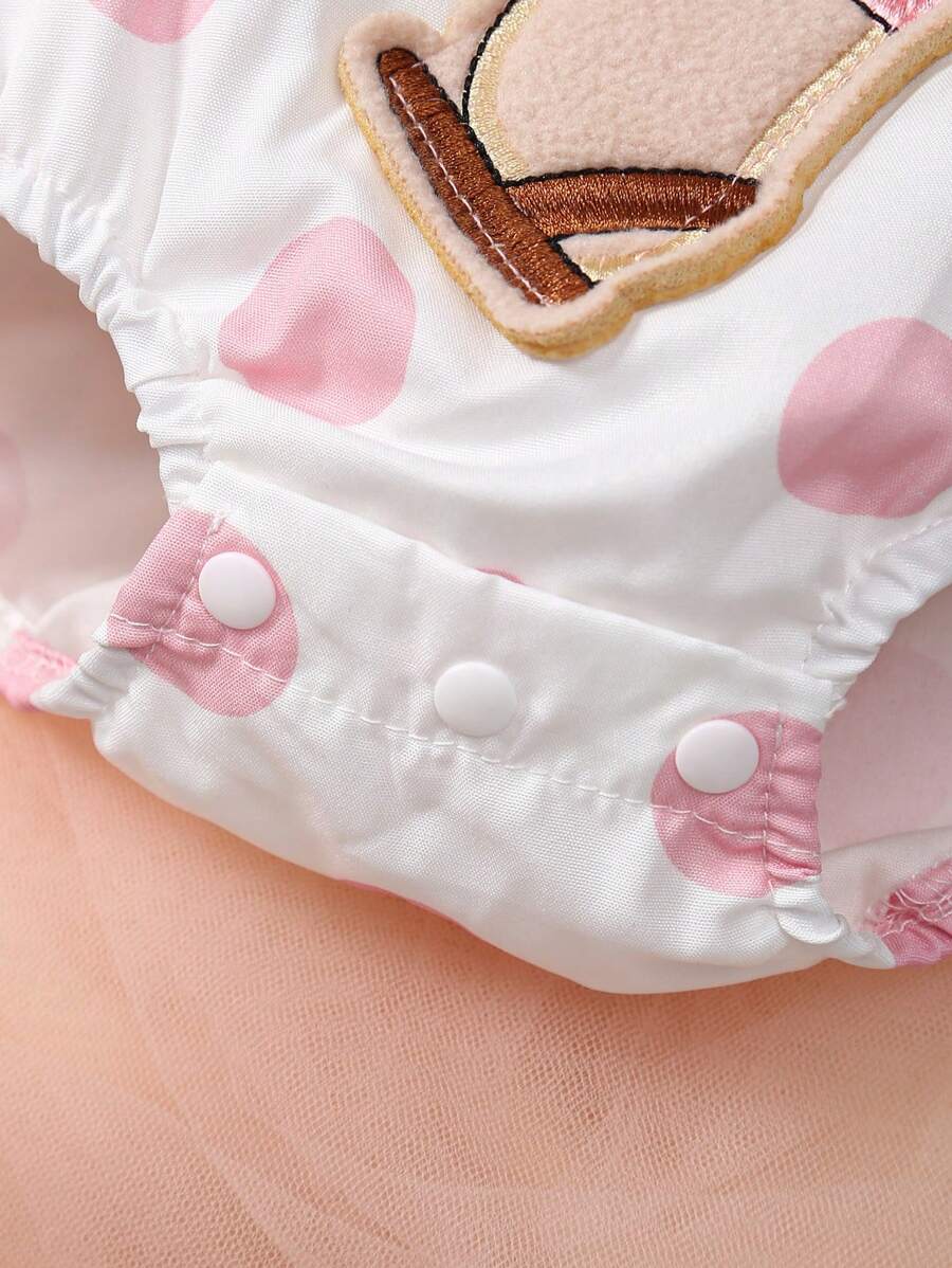 فستان بناتي صغير بأكمام بيشوب وظهر مفتوح وأكمام قصيرة