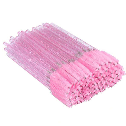 10 pieces of eyelash brushes and mascara wands