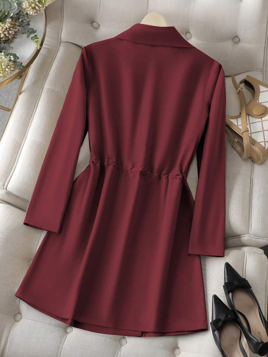 معطف ترنش أنيق كاجوال أنيق من فرانكليا للنساء Shein