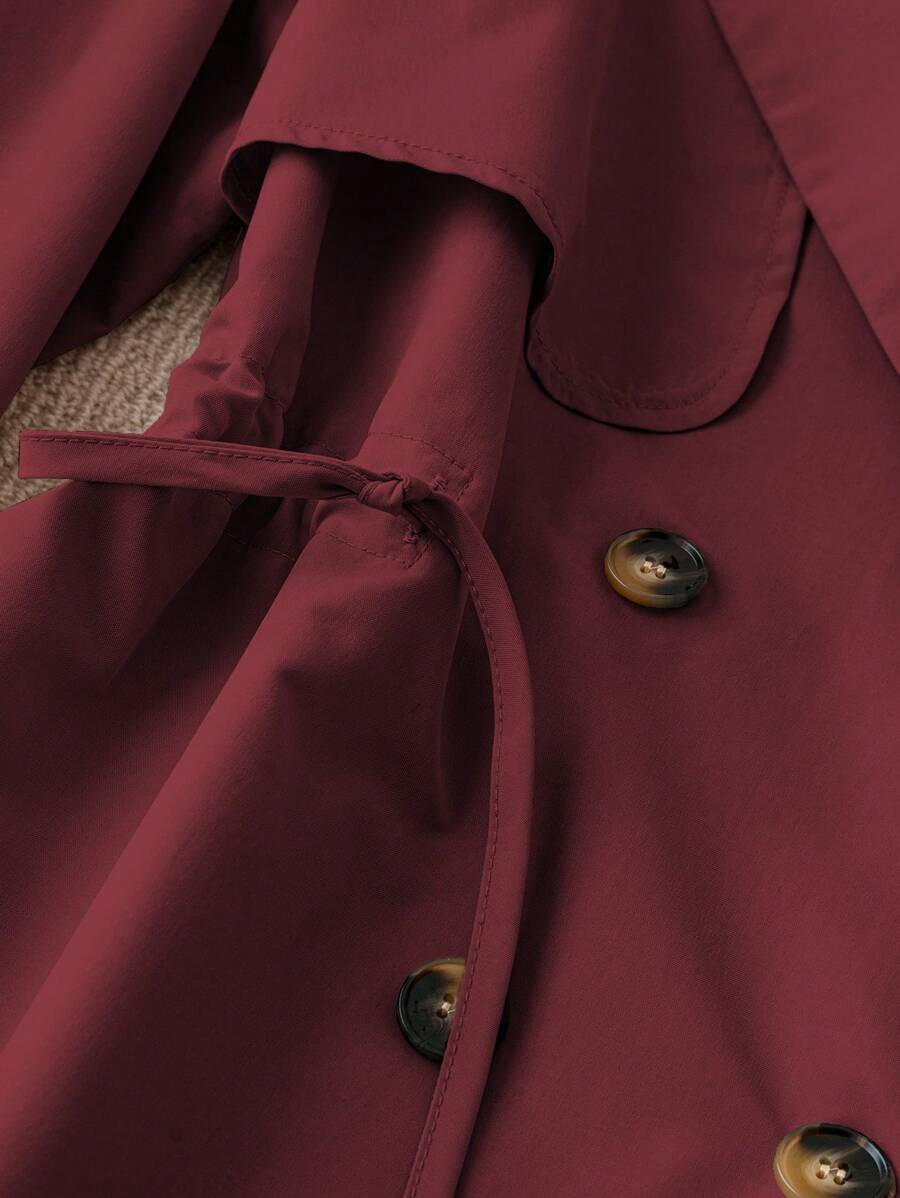 معطف ترنش أنيق كاجوال أنيق من فرانكليا للنساء Shein