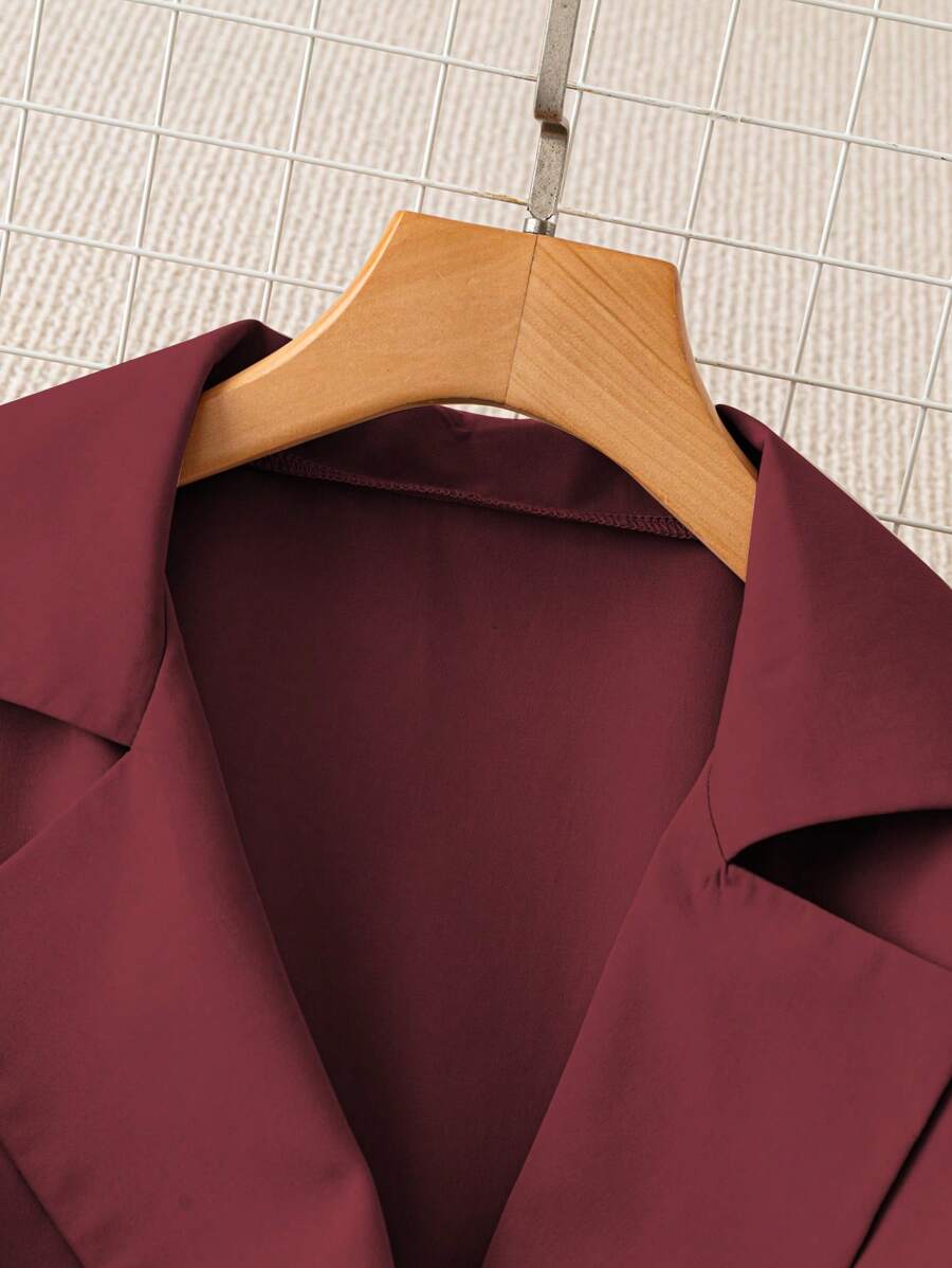 معطف ترنش أنيق كاجوال أنيق من فرانكليا للنساء Shein