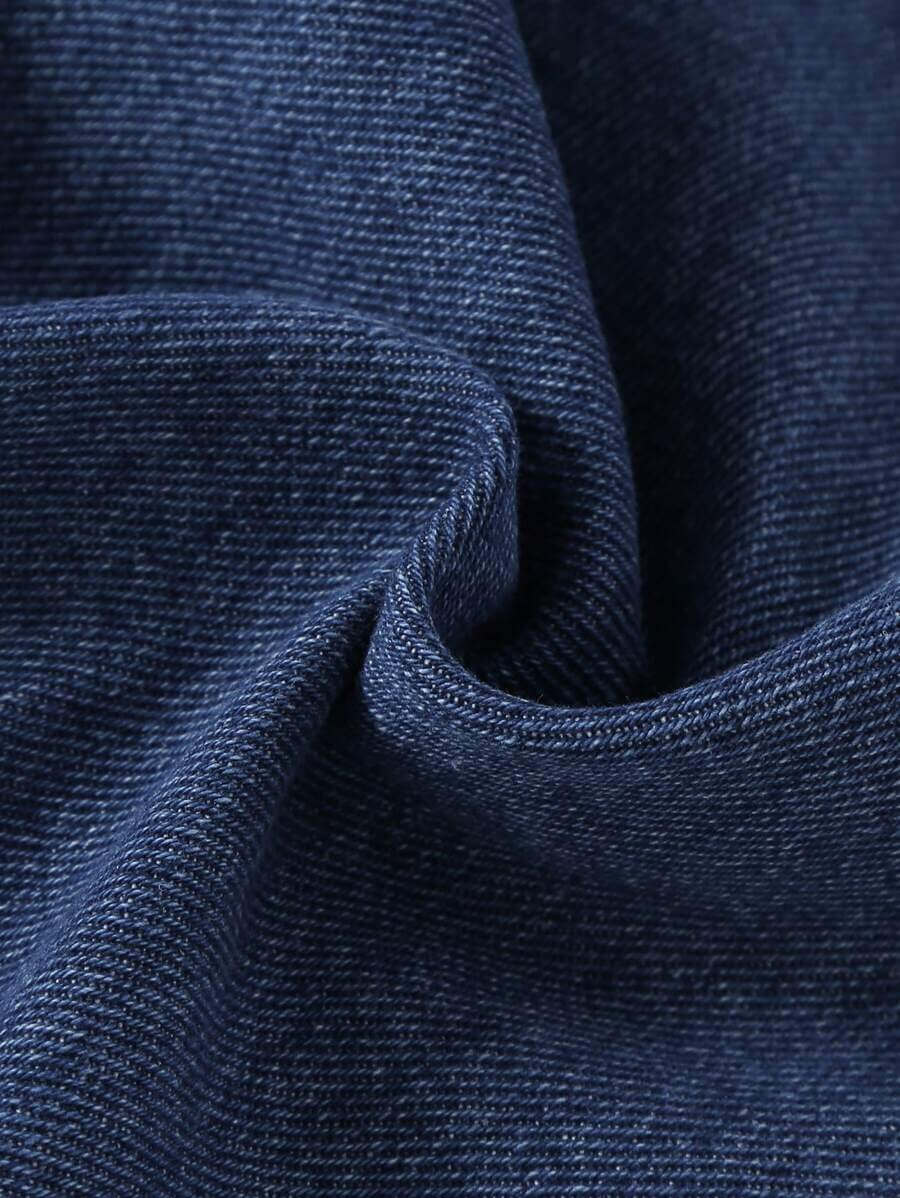 بنطلون جينز مستقيم الساق فضفاض مغسول للبنات، كاجوال ومتعدد الاستخدامات، أنيق للارتداء اليومي