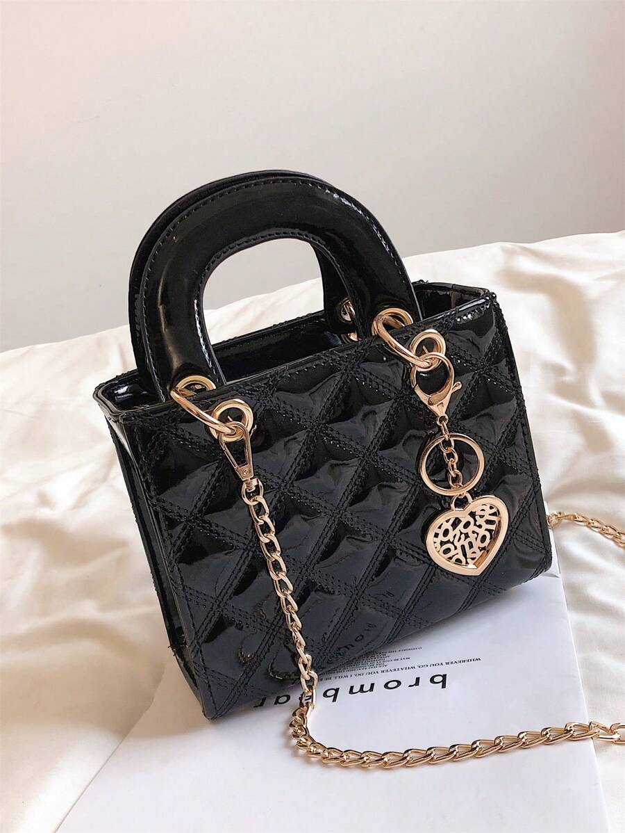 حقيبة يد قمة في الطراز والنوادرة ماركة دايفي للنساء Shein