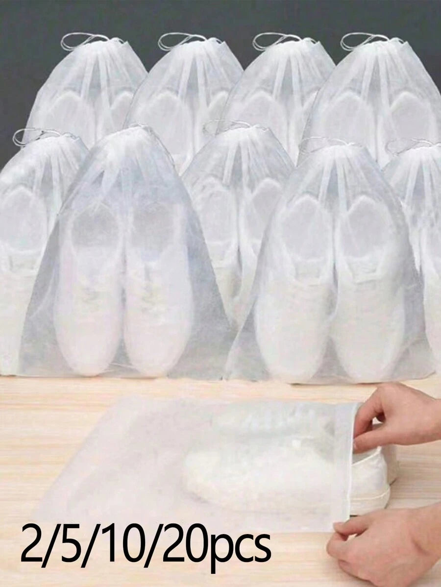 مجموعة اكياس  تخزين الأحذية مكونة من 10 قطع