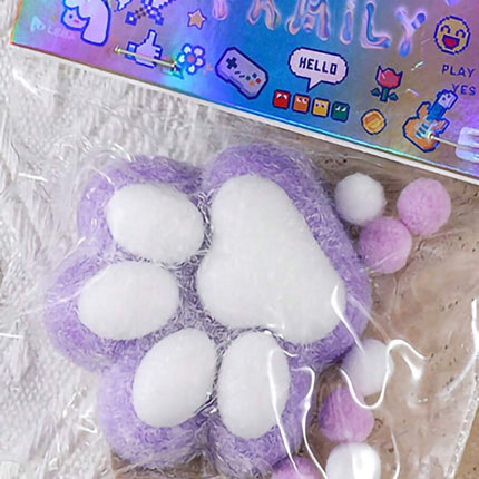لعبة ضغط ناعمة على شكل مخلب قطة – Cat’s Paw لتخفيف التوتر (1 قطع)