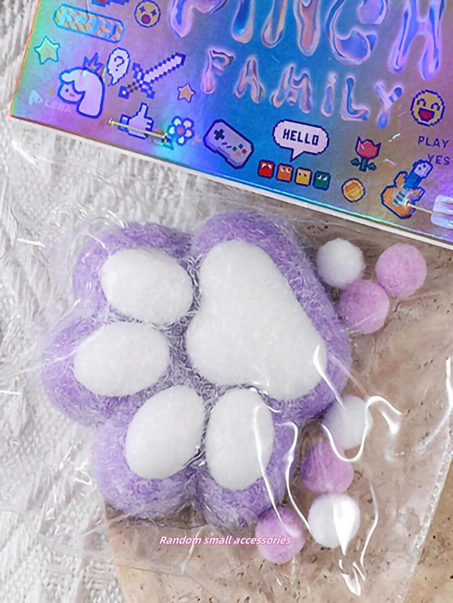 لعبة ضغط ناعمة على شكل مخلب قطة – Cat’s Paw لتخفيف التوتر (1 قطع)