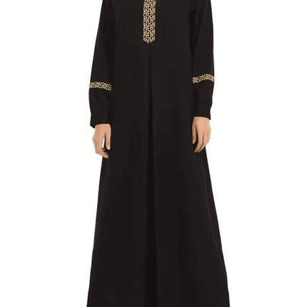 عباية ماكسي نسائية بأكمام طويلة وألوان سادة Shein