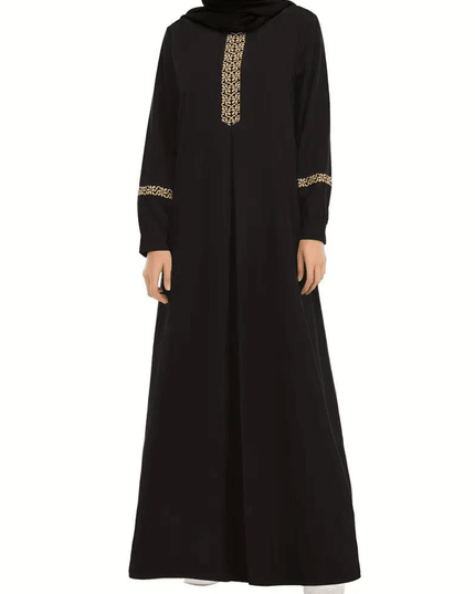عباية ماكسي نسائية بأكمام طويلة وألوان سادة Shein