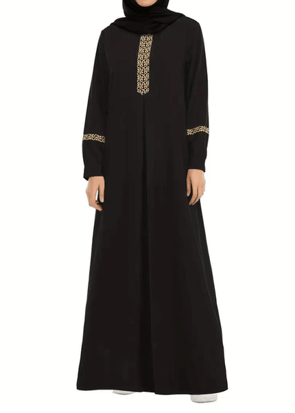 عباية ماكسي نسائية بأكمام طويلة وألوان سادة Shein