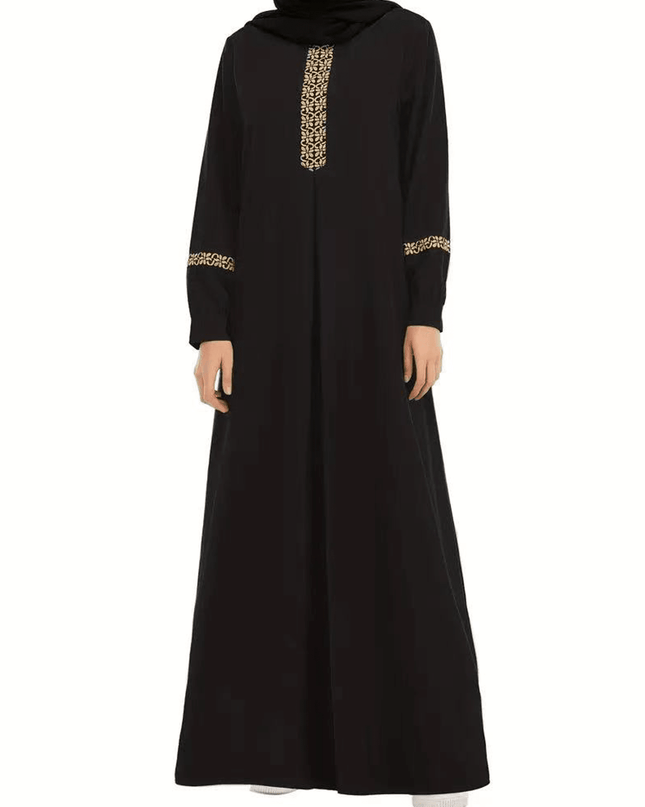 عباية ماكسي نسائية بأكمام طويلة وألوان سادة Shein