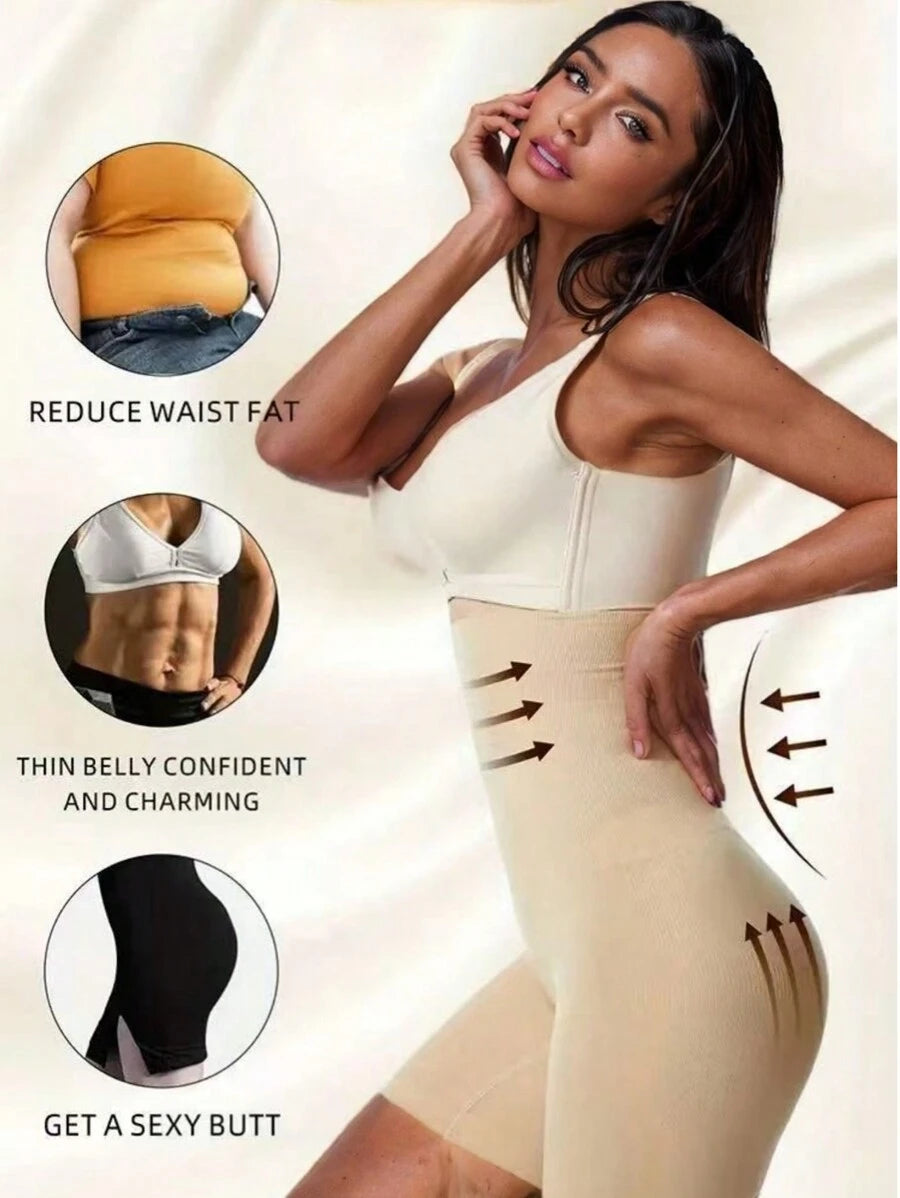 سروال نسائي مشكل عالي الخصر – تحكم في البطن، شد الخصر ورفع المؤخرة