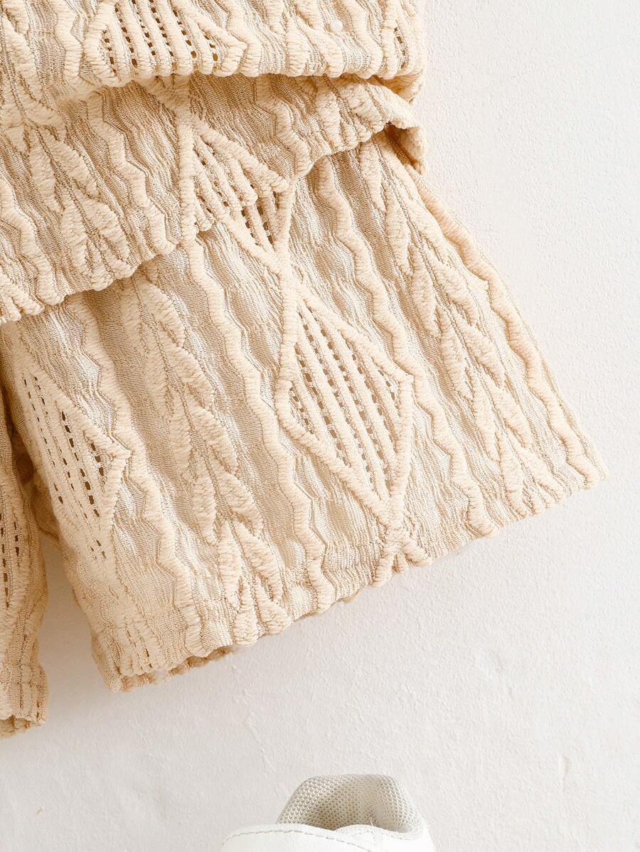 طقم ملابس Cozy Pixies مكون من قطعتين للأولاد الصغار