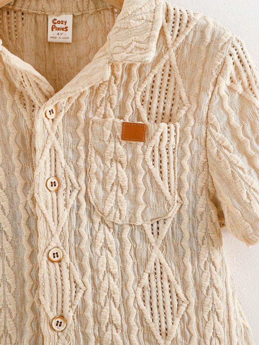 طقم ملابس Cozy Pixies مكون من قطعتين للأولاد الصغار