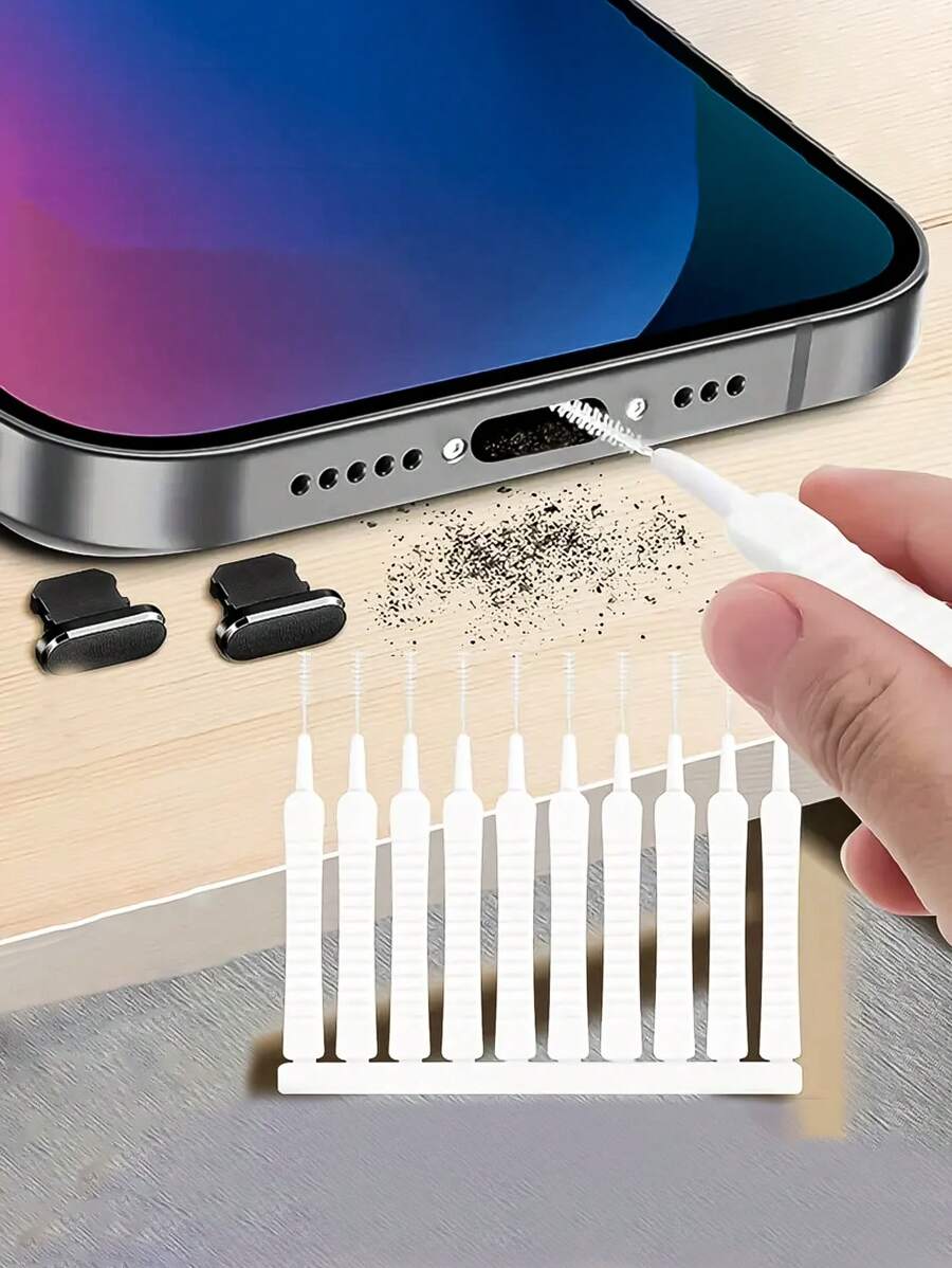 5قطعة قطع فرش تنظيف صغيرة للثقوب والفجوات