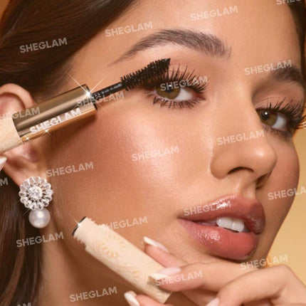 ماسكارا متعددة التأثيرات لتطويل وتكثيف الرموش بحبيبات ذهب 24 قيراط من شيجلام