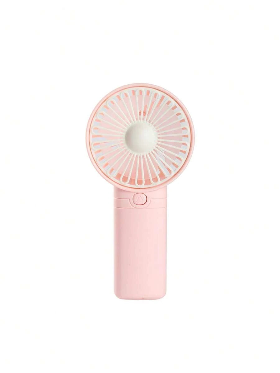 مروحة يد صغيرة محمولة بسرعة واحدة – تعمل ببطارية