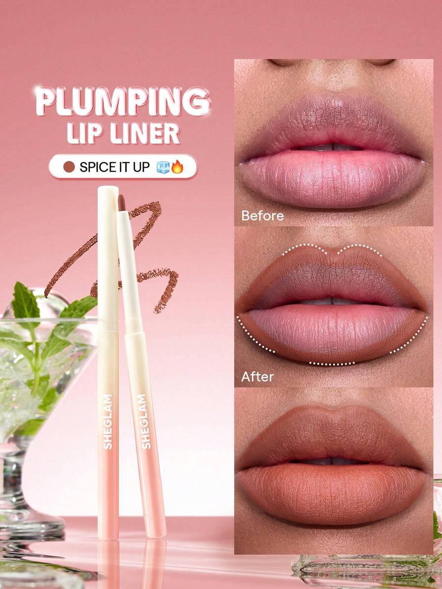 قلم تحديد الشفاه Bold Booster Plumping بدرجة Spice It Up من شيجلام