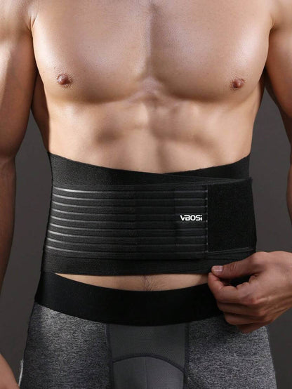 VBOSI قطعة واحدة للنساء والرجال للجنسين قابل للتعديل حزام دعم أسفل الظهر للخصر ومشد البطن لرفع الأثقال والجري وملحقات الصالة الرياضية