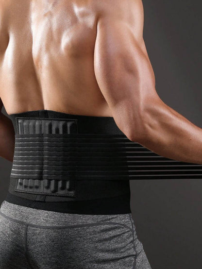 VBOSI قطعة واحدة للنساء والرجال للجنسين قابل للتعديل حزام دعم أسفل الظهر للخصر ومشد البطن لرفع الأثقال والجري وملحقات الصالة الرياضية