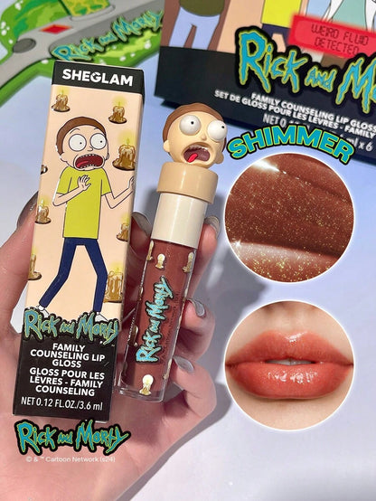 Rick and Morty X SHEGLAM Family Counseling Lip Gloss-Morty Moisturizing Shimmer Brown