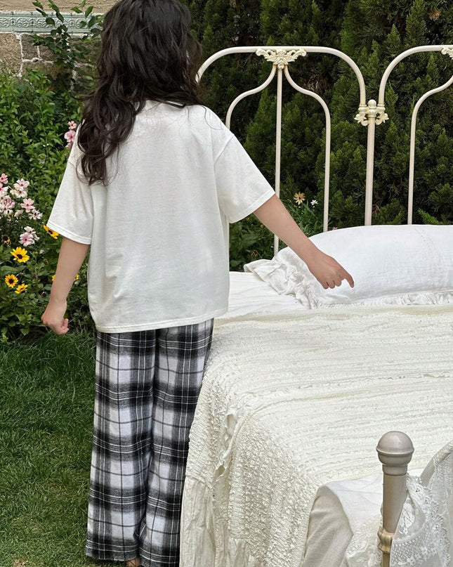 طقم ملابس منزلية من قطعتين من Dazy Kids للفتيات12سنه من  Shein