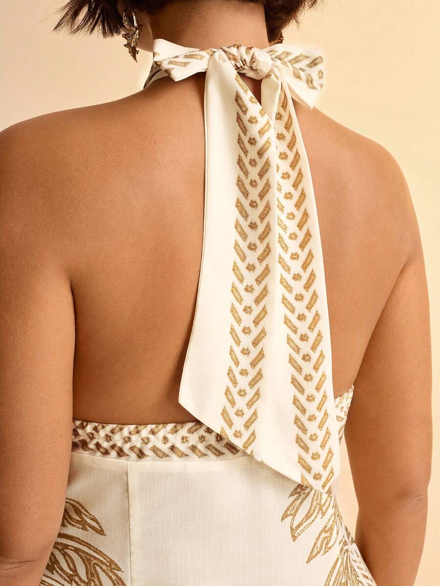 فستان صيفي كاجول – بطبعة عصرية أنثوية