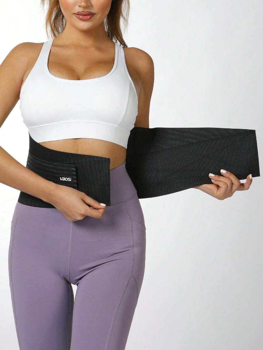 VBOSI قطعة واحدة للنساء والرجال للجنسين قابل للتعديل حزام دعم أسفل الظهر للخصر ومشد البطن لرفع الأثقال والجري وملحقات الصالة الرياضية