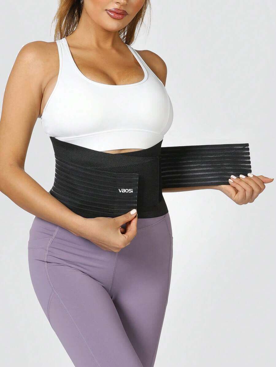 VBOSI قطعة واحدة للنساء والرجال للجنسين قابل للتعديل حزام دعم أسفل الظهر للخصر ومشد البطن لرفع الأثقال والجري وملحقات الصالة الرياضية