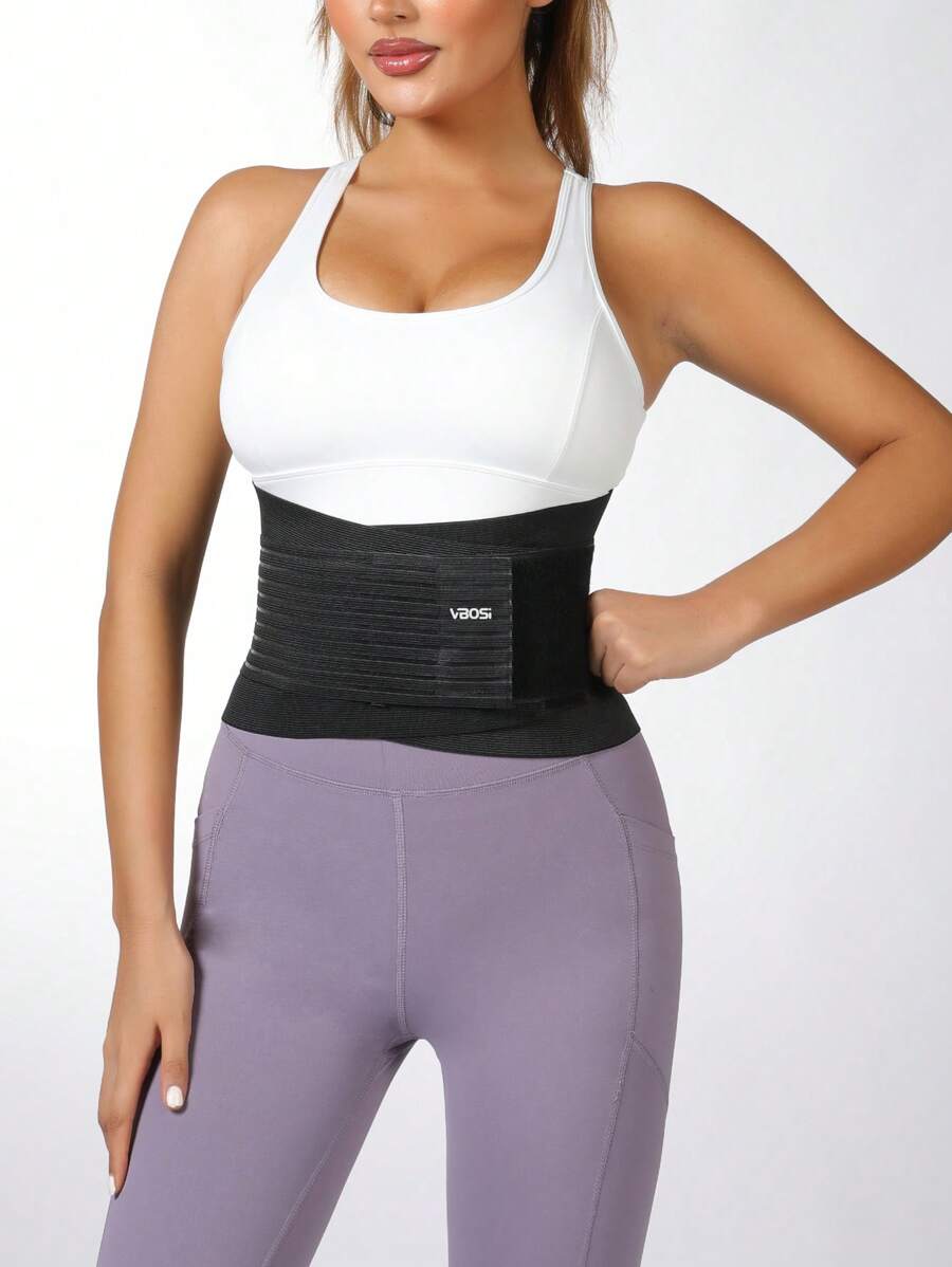 VBOSI قطعة واحدة للنساء والرجال للجنسين قابل للتعديل حزام دعم أسفل الظهر للخصر ومشد البطن لرفع الأثقال والجري وملحقات الصالة الرياضية
