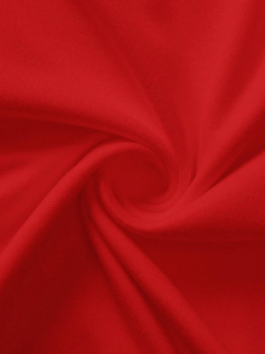 تي شيرت نسائي  SHEIN EZwear بتصميم بسيط كاجوال ورقيق