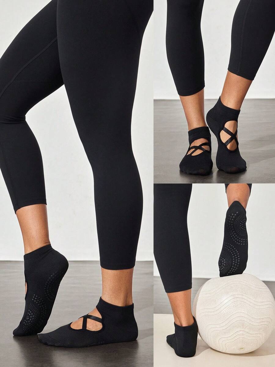 جوارب GLOWMODE السوداء المكونة من 3 أزواج