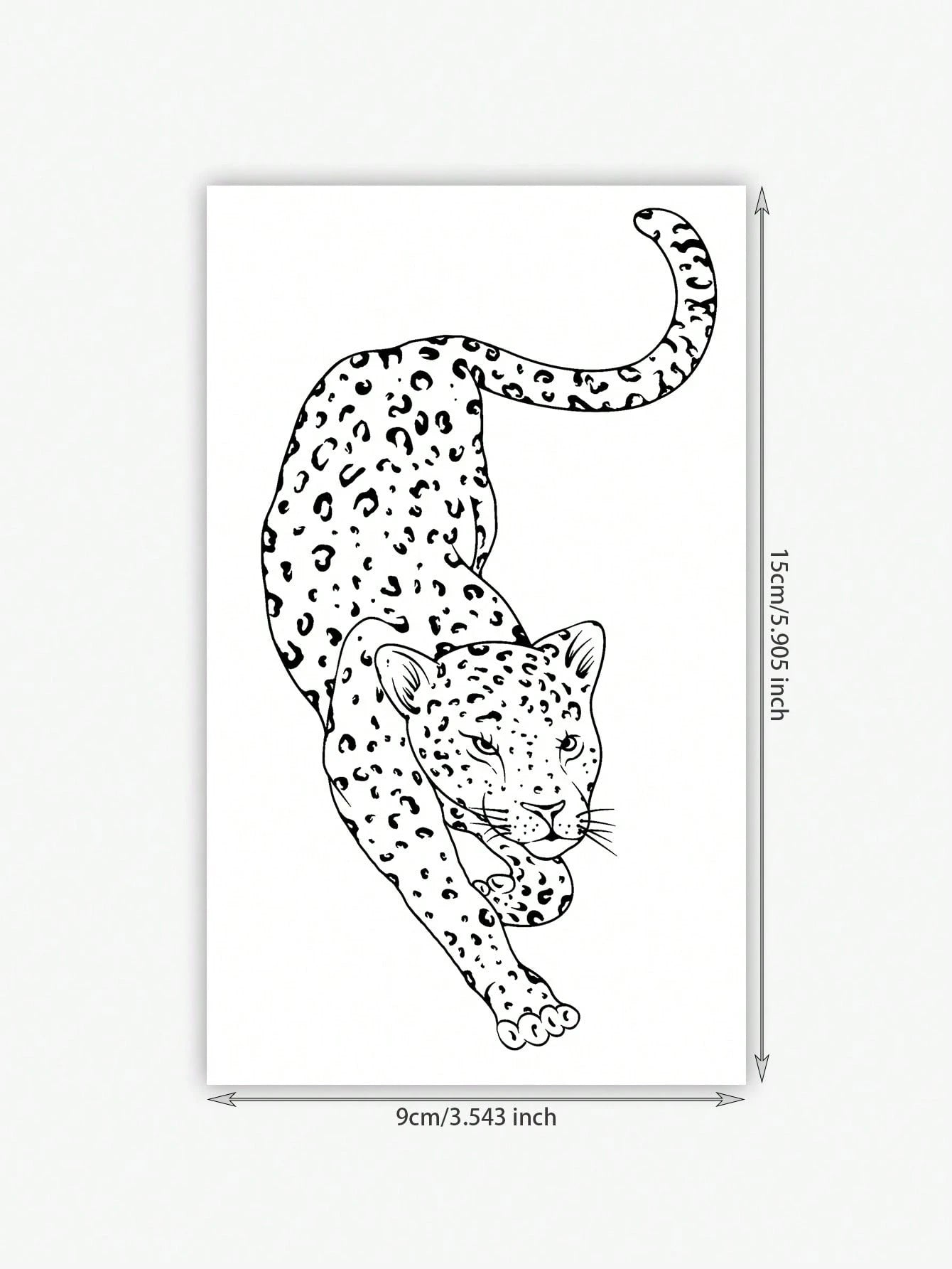 وشم مؤقت مبتكر – مقاوم للماء والعرق يدوم 1–3 أيام